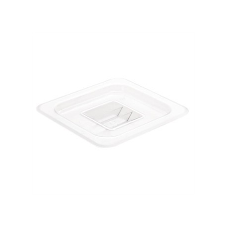 Vogue Polycarbonate 1/6 Clear Gastronorm Lid