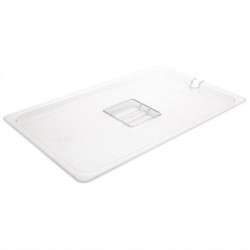 Vogue Polycarbonate 1/1 Notched Gastronorm Lid