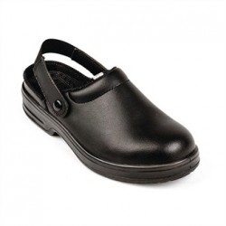 Lites Unisex Safety Clogs Black 43