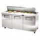 True Salad Prep Counter 3 Door 538Ltr TSSU-72-18