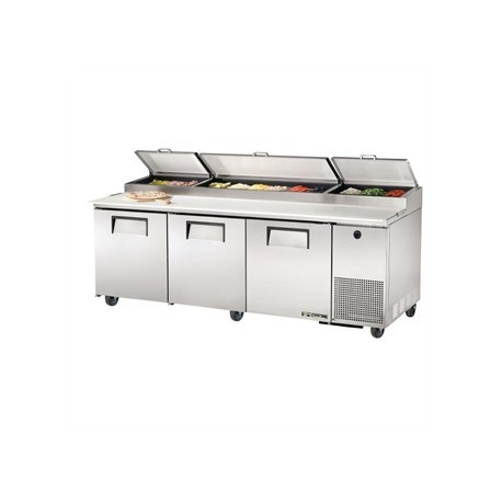 True 3 Door Pizza Prep Table TPP-93