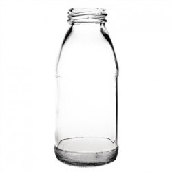 Olympia Glass Milk Bottle 200ml