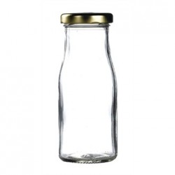 Gold Cap for Mini Milk Bottles
