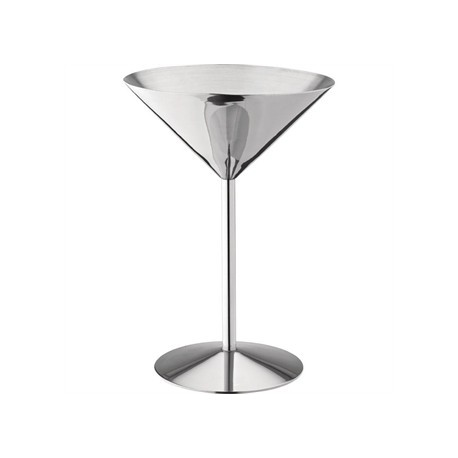 Utopia Stainless Steel Martini Glass 240ml