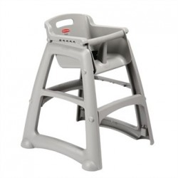 Rubbermaid Sturdy Stacking High Chair Platinum