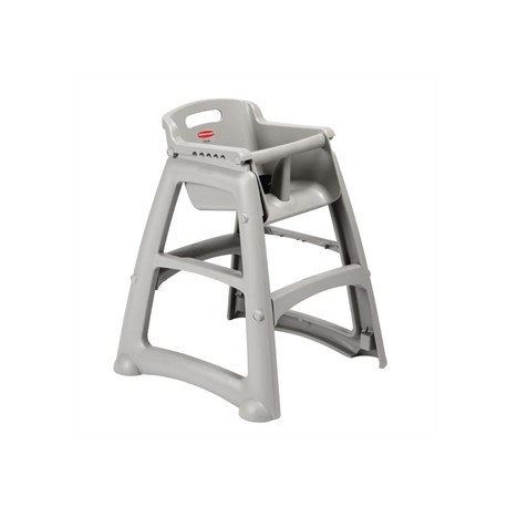 Rubbermaid Sturdy Stacking High Chair Platinum