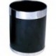 Bolero Waste Paper Bin with Silver Rim