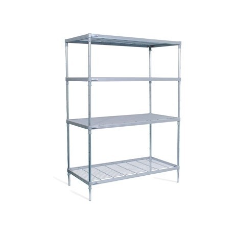 Craven 4 Tier Nylon Coated Wire Shelving 1700x875x591mm