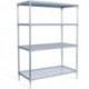 Craven 4 Tier Nylon Coated Wire Shelving with Castors 1825x875x391mm
