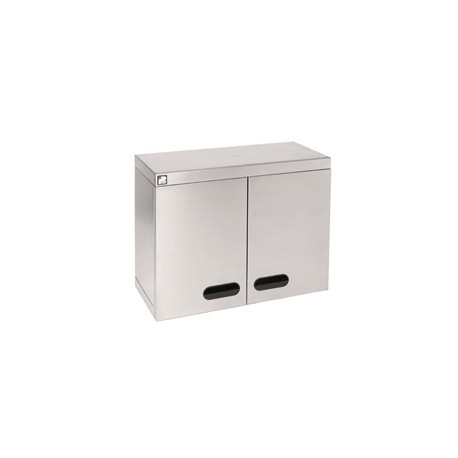 Parry Stainless Steel Hinged Wall Cupboard 600mm