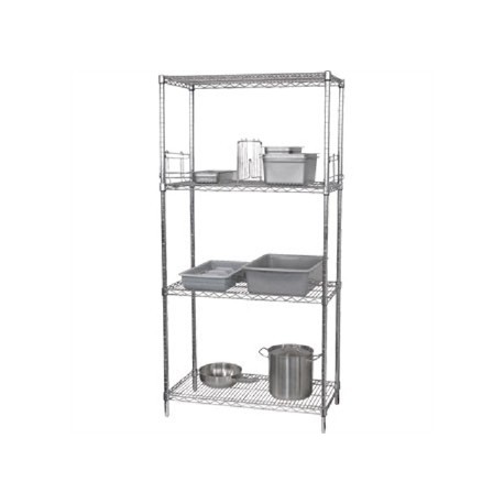 Vogue 4 Tier Wire Shelving Kit 915x610mm