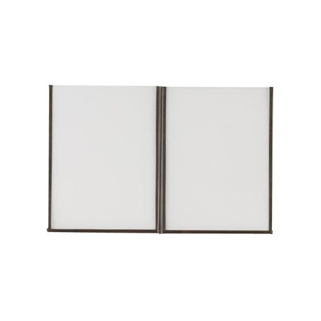 Securit Crystal Menu Holder A4 Double