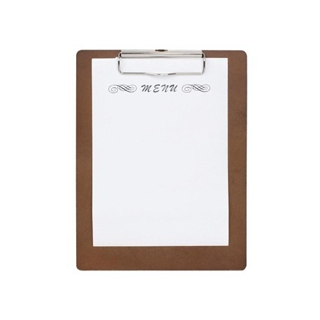 Wooden Menu Presentation Clipboard A5