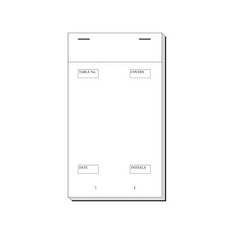Restaurant Waiter Pad Duplicate 90 x 165mm