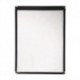 American Style Menu Holder Two Card Black A4