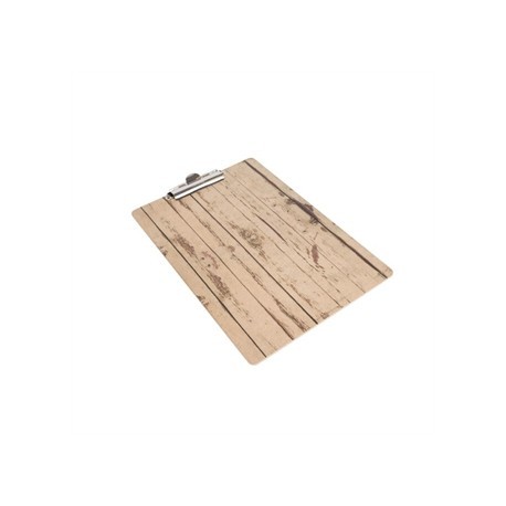 Wood Effect A5 Menu Presentation Clipboard