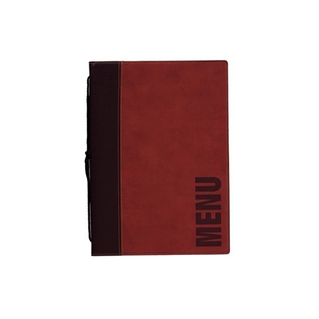 Securit Contemporary Menu Holder A4 Red