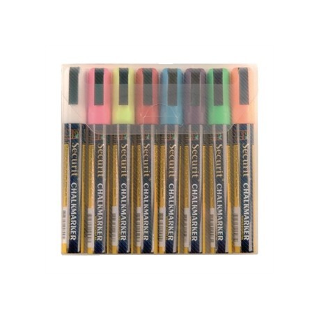 Set of 8 Illumigraph Chalk Pens Chisel Tip