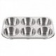 Vogue Stainless Steel 6 Cup Deep Muffin Tray