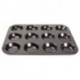 Vogue Carbon Steel Non-Stick Mini Muffin Tray 12 Cup
