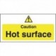 Vogue Caution Hot Surface Sign