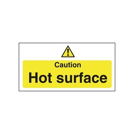 Vogue Caution Hot Surface Sign