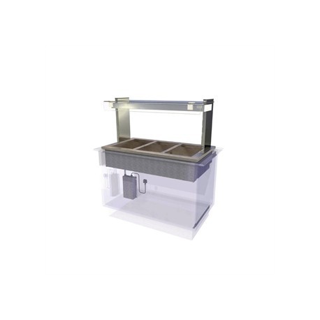 Kubus Drop In Dry Heat Bain Marie KHBM3