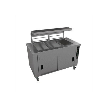 Falcon Chieftain 3 Well Heated Servery Counter HS3