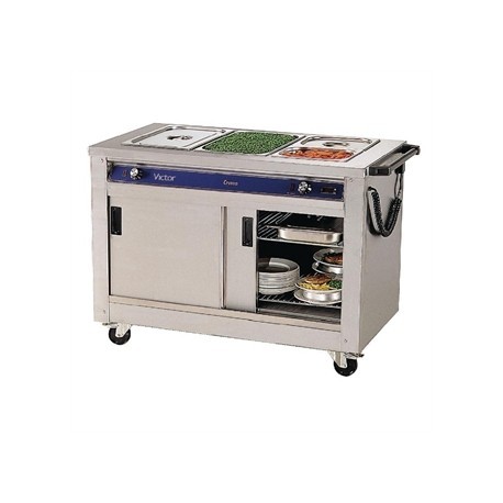 Victor Mobile Crown Bain Marie Hot Cupboard BM30MS