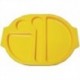 Kristallon Plastic Food Compartment Tray Small Yellow