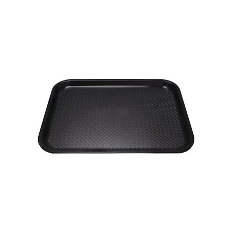 Kristallon Plastic Tray Small Black