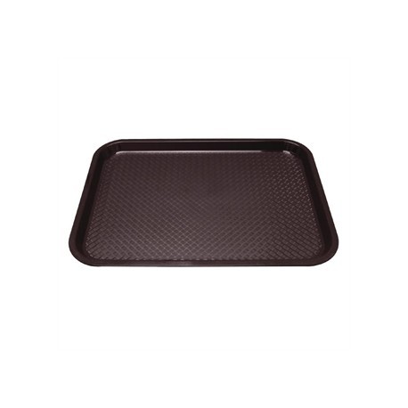Kristallon Plastic Tray Small Brown