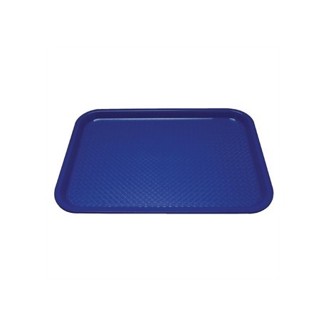 Kristallon Plastic Foodservice Tray Medium in Blue