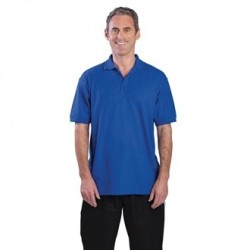 Unisex Polo Shirt Royal Blue M