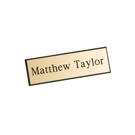 Name Badges Gold - Nella Online