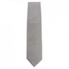 Uniform Works Tie Silver and Black Fine Stripe