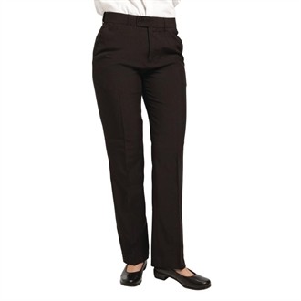 Ladies Black Waiting Trousers Size 14 - Nella Online