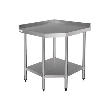 Vogue Stainless Steel Corner Table 600mm