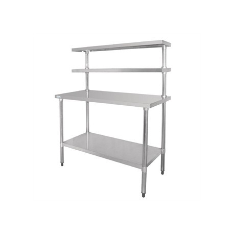 Vogue Stainless Steel Prep Station 1800x600mm