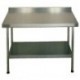 Franke Sissons Stainless Steel Wall Table with Upstand 600x600mm