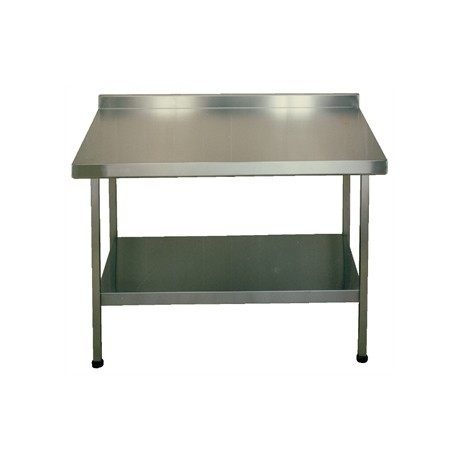 Franke Sissons Stainless Steel Wall Table with Upstand 600x650mm