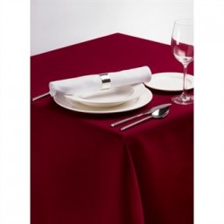 Palmar Polyester Burgundy Tablecloth