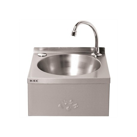 Basix Stainless Steel Knee Operated Hand Wash Basin