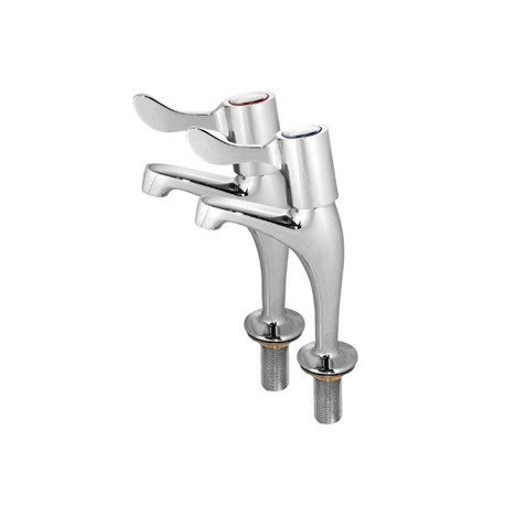 Vogue Basin Pillar Lever Taps
