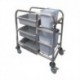 Vogue Stainless Steel Bussing Trolley