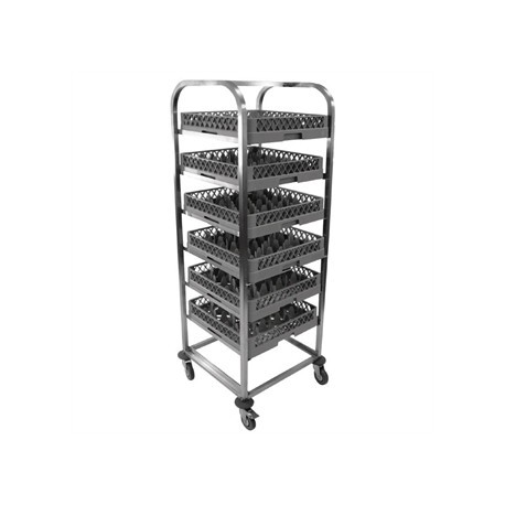 Craven Stainless Steel Dishwasher Basket Trolley
