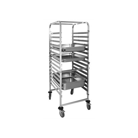 Vogue Gastronorm Racking Trolley 15 Level