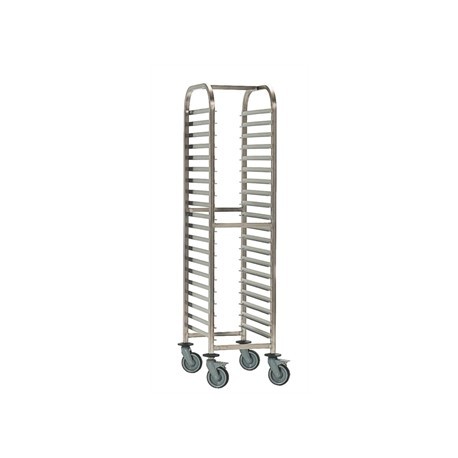 Bourgeat Full Gastronorm Racking Trolley 20 Shelf