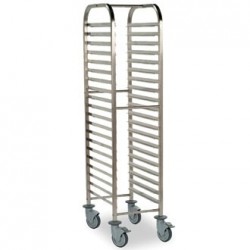 Bourgeat Full Gastronorm Racking Trolley 20 Shelves