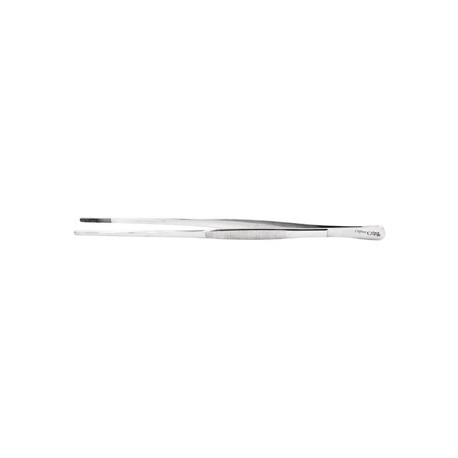 Stainless Steel Round Tip Tweezer Tongs 300mm